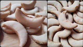 చందమామ బిస్కెట్స్ | Half Moon Biscuits With Wheat Flour | Bakery Style | Only 3 Ingredients|Biscuits