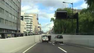 創成川通[ #札幌市 360p 車載動画 ドライブ 2009]：南7条大橋～創成トンネル