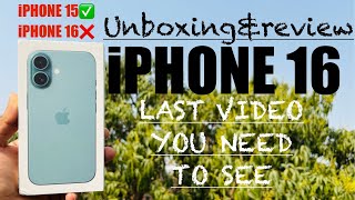 iPHONE 16 unboxing and review 2025| this is why i did not buy iphone 15 | #iphone16 #iphone15 #viral