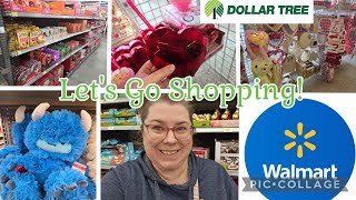 Running Errands in Town! Few hauls! Valentine's Day items at Dollartree \u0026 Walmart! Crazy prices!