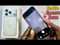 iPhone 17 Pro/Pro Max: How to Enable Camera Zoom Button! 