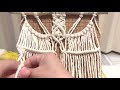 【ハンドメイド】マクラメタペストリーの作り方　diy macrame tapestry