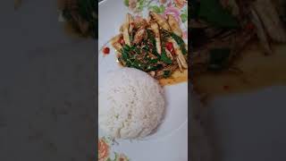 ข้าวกะเพราปู | Street food ชลบุรี