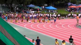 20150719 第2回堺市陸協記録会　共通男子　100m　17組　NOT