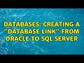 Databases: Creating a 