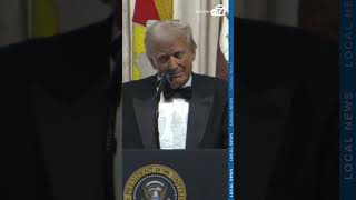 President Trump gives speech at Inauguration Ball