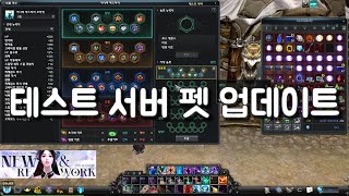 카발 온라인 (cabal online) : 2024.07.11 테스트서버 펫 관련 업데이트