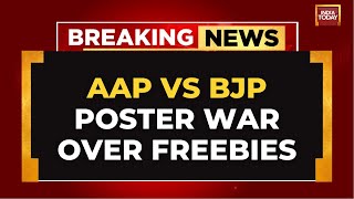 BJP vs AAP: Poster War Erupts Over Freebies and Hindu Schemes in Delhi | India Today