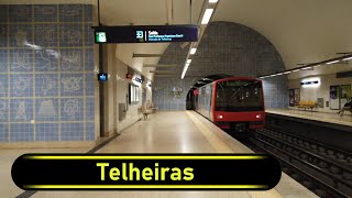 Metro Station Telheiras - Lisbon 🇵🇹 - Walkthrough 🚶