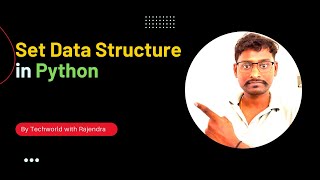 Python Set Data Structure | Python Tutorials for Absolute Beginners