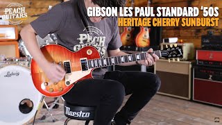 No Talking...Just Tones | Gibson Les Paul Standard '50s - Heritage Cherry Sunburst - 229820310