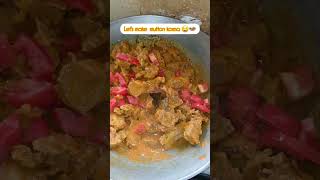 Let's make 1kg mutton korma 🍛🤤 #muttonkormarecipe #mutton #viralvideo #ytshort #food #shorts