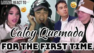 WHAT SORCERY IS TIHS!?😲 Latinos react to Caloy Quemada for the first time cover of Mariah Carey