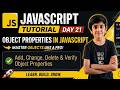 Javascript Object properties easily explained in 12 mins | Code With Mahesh #coding #javascript