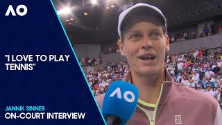 Jannik Sinner On-Court Interview | Australian Open 2024 Fourth Round