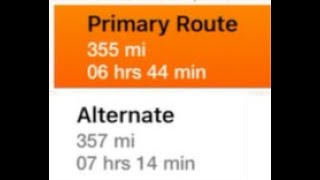 Alternative Route iOS SmartTruckRoute GPS