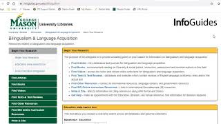 Accessing databases through infoguides