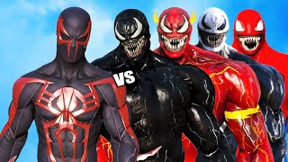TEAM VENOM vs SPIDERMAN 2099 | The Symbiote Strikes back