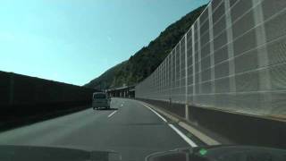 〔広島岩国道路〕大竹ＩＣ⇒〔山陽自動車道〕下り　玖珂ＰＡ　2011 10