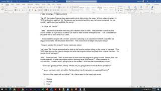Java Programming 1 - Your Vote Counts Preview - Spring 2021