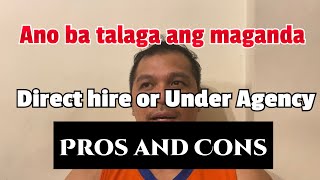 Direct hire vs. Agency anu ang mas maganda sa Poland