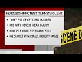 Officer critically injured, multiple arrests at protest outside Ferguson Police Department; 5 cha...