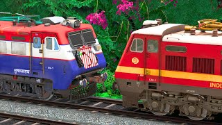 WAG7 to WAP4 ICF EXP LOCOMOTIVE CHANGE | BUMPY RAILROAD | Train Simulator | Railwork | NTG GAMING