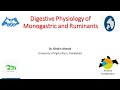 Digestive physiology (Monogastrics Vs. Ruminants)