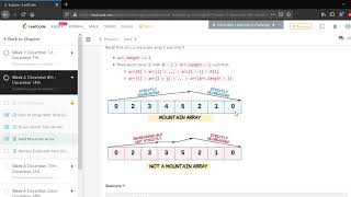 December Leetcoding Challenge | Valid Mountain Array | Day 10