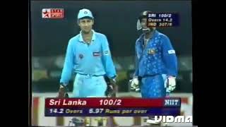 ARVINDA DESILVA \u0026 MARWAAN ATAPATTU| 87 RUNS PARTNERSHIP VS INDIA @ COLOMBO IN 1998.