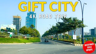 GIFT City 4k Drive | December 2024 Update | गिफ्ट सिटी गांधीनगर |  #giftcity #gandhinagar #gujarat