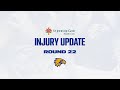 SJOG Health Care Injury Update: Round 22