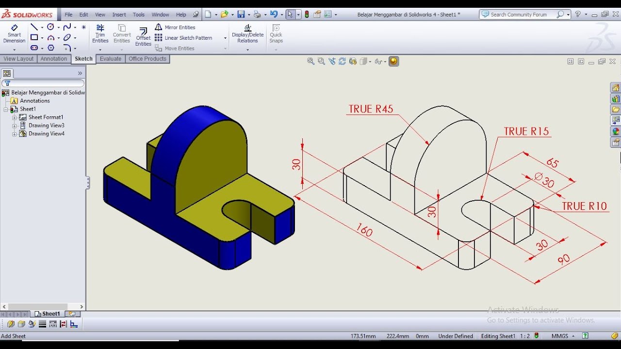 Tutorial!! Solidworks Untuk Pemula - YouTube