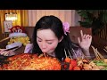 黏黏糊糊的土豆泥螺蛳粉，你们吃过吗？巨香！巨过瘾！ 小贝饿了 mukbang 美食