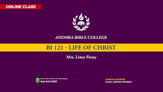 Lesson 7 - Class Review | Prof. Lincy Finny | Andhra Bible College