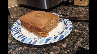 Using my KBS bread maker: Baking store bought Banana Bread