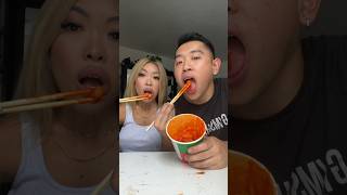 TRYING INSTANT KOREAN FOOD: SPICY RICE CAKE NOODLES