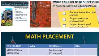 How to plan your Bachelor of Computing Science Degree - Thompson Rivers University