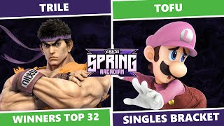 MDVA Spring Arcadian 2024: Winners Top 32 - Trile (Ryu) vs Tofu (Luigi) SSBU Singles