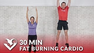 30 Minute Fat Burning Cardio Workout at Home - 30 Min HIIT Cardio Workouts without Equipment
