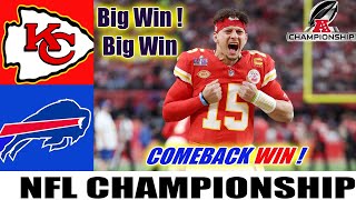 Kansas City Chiefs Vs. Buffalo Bills AFC CHAMPIONSHIP, FULL GAME Highlights NFL 2025