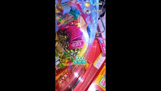 【お菓子タワー崩壊】大量ゲットなるかっ!  未公開シーン追加 ゲームセンター スイートランド攻略 クレーンゲーム コツ#ラスボス #スウィートランド 21 #YouTuber #Shorts