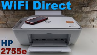 HP DeskJet 2755e WiFi Direct Setup, Printing & Scanning Review.