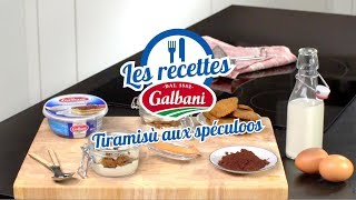 Tiramisu aux speculoos - Recette de Tiramisu | Galbani