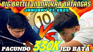 JED BATA VS PACUNDO PAREHAS PART2 MONEYGAME BAKBAKAN SA MALVAR BATANGAS