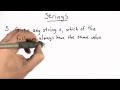 Strings - Intro to Computer Science