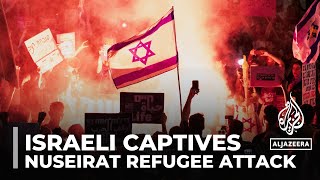 Israeli forces rescue four captives in the attack at Nuseirat refugee camp