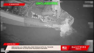 BREAKING: U.S. Fires Hellfire Missile Into Oil Tanker Engine Room To Stop Ship Heading For Iran