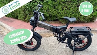 X3000 Max Lankeleisi -Test de ce VTT électrique en 5 min !