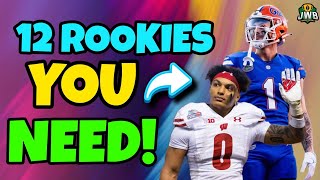 There are STUDS in the Second Round | Dynasty Rookie Superflex Draft 2024